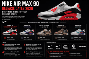 Nike Air Max 90 Release Dates 2026: Don’t Miss These Hottest Sneaker Drops