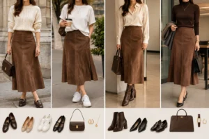Suede Midi Skirt Trends 2026: How to Style It for Any Occasion